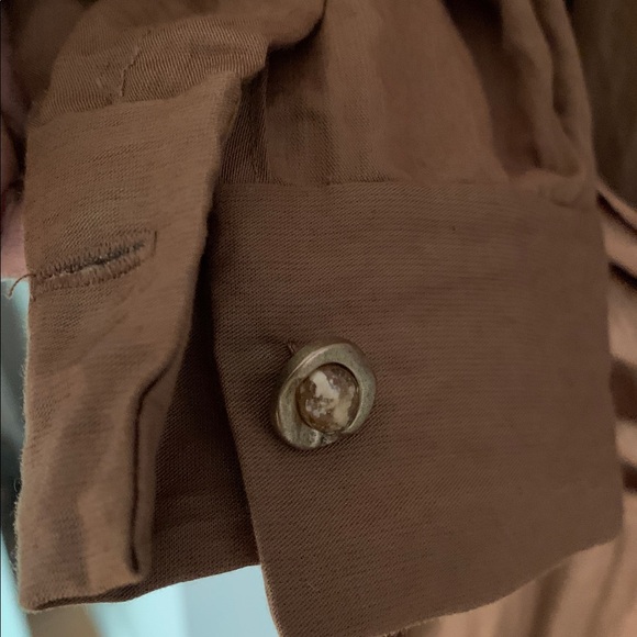 Zara draped camel dress - Picture 14 of 14